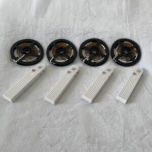 New 4 Pack Under Cabinet Lighting Strips, Motion Sensor Stairs Closet LED